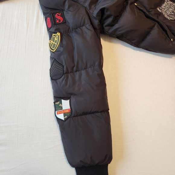 Moose Knuckles Black Bomber Jacket - Picture 5 of 11